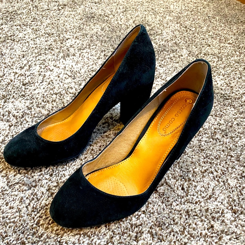 Velvety Suede heels